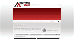 Desktop Screenshot of morrowsteel.com