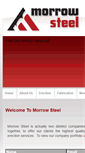 Mobile Screenshot of morrowsteel.com